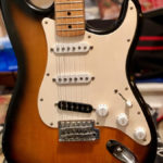 Arturo's Squire sports a snappy DiMarzio in the bridge.