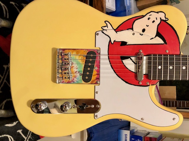 ghostbusters guitar front