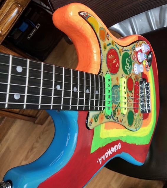 Rocky replica guitar body