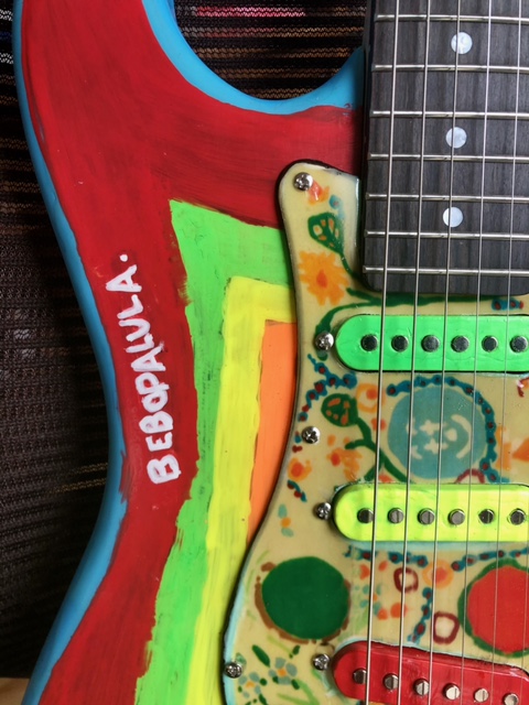 Rocky replica guitar bebopalula