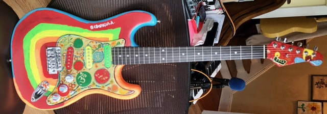 Rocky replica guitar full 2