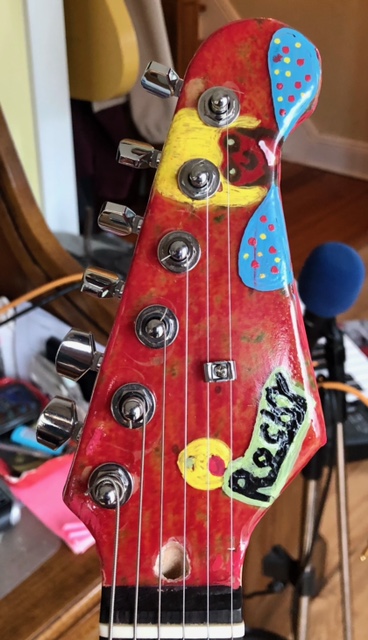 Rocky guitar headstock 1